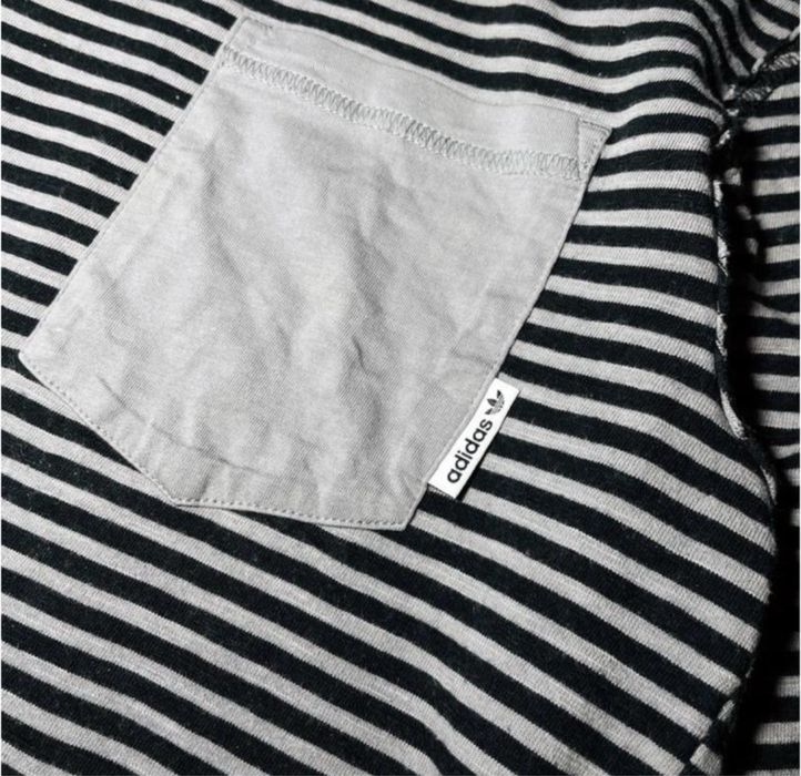 Лонгслів adidas&silas skateboarding в смужку