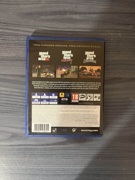 Grand Theft Auto (GTA) The Triology Defenitive Edition PS4