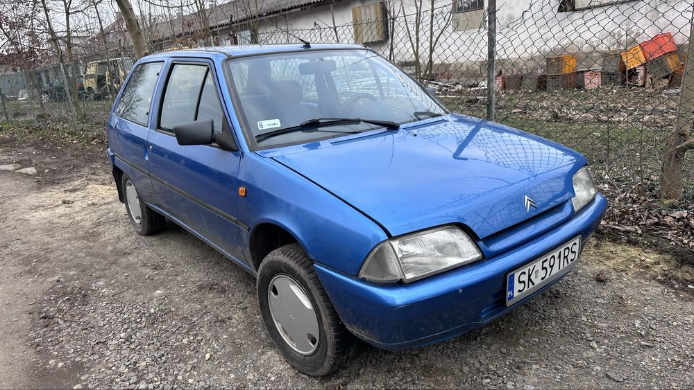 Citroen ax części niebieski
