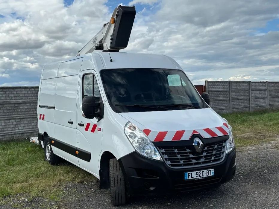 Renault Master Versalift ETL32-125  – Podnośnik Koszowy / 10,5 m / 2015 r. / Manual / Gotowy do Pracy