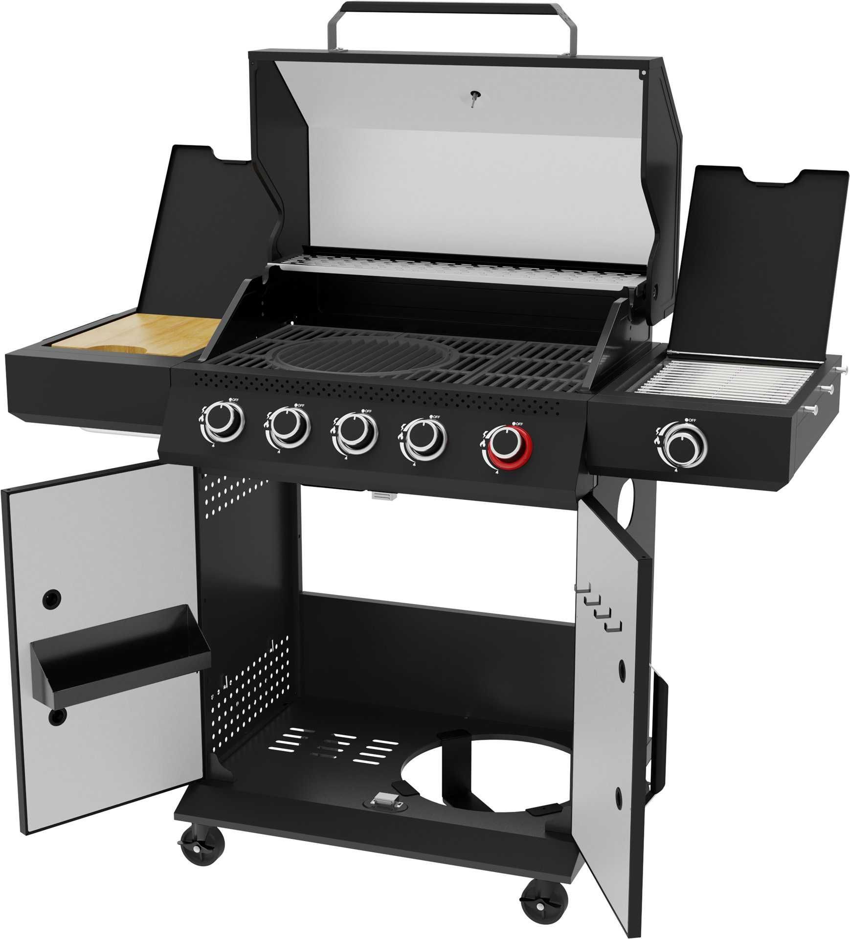 Grill gazowy Yato 5+1 19KW CZARNY