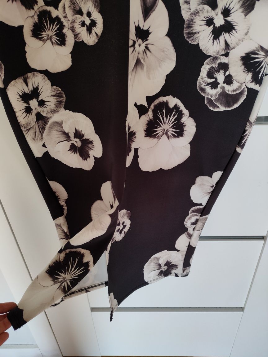 ASOS 42 piękna sukienka w kwiaty elegancka tuba