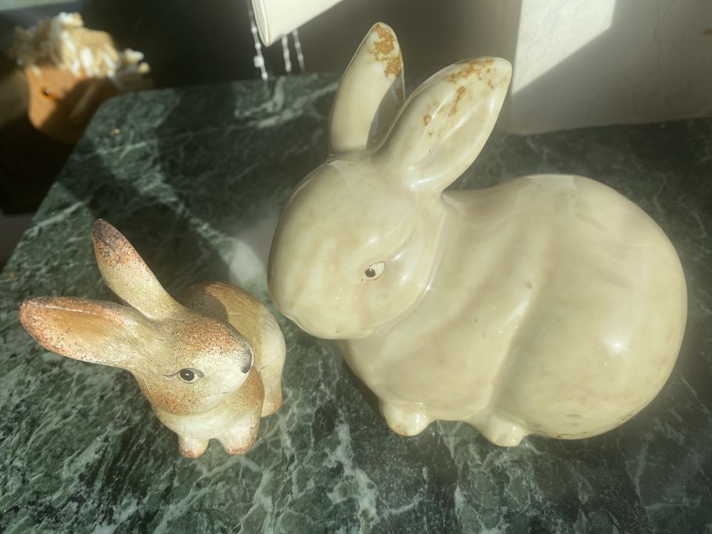 Кролики фигурки керамические Германия