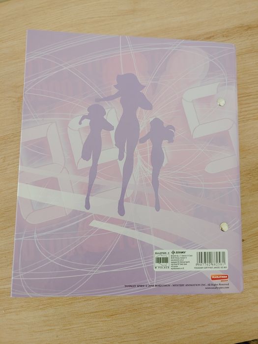 Odlotowe Agentki Totally Spies segregator na karteczki A5 B5 duży hit