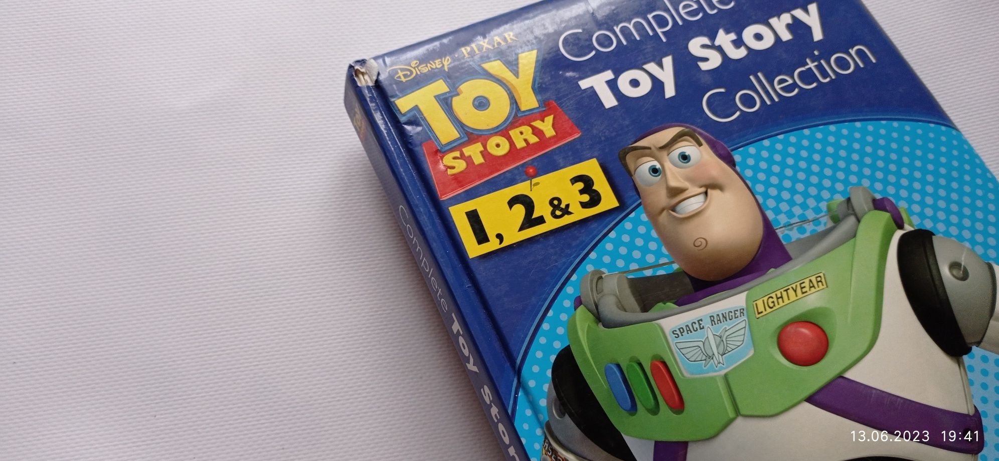 Зборник историй Toy Story 1 2 3 на английском + раскраска и задания