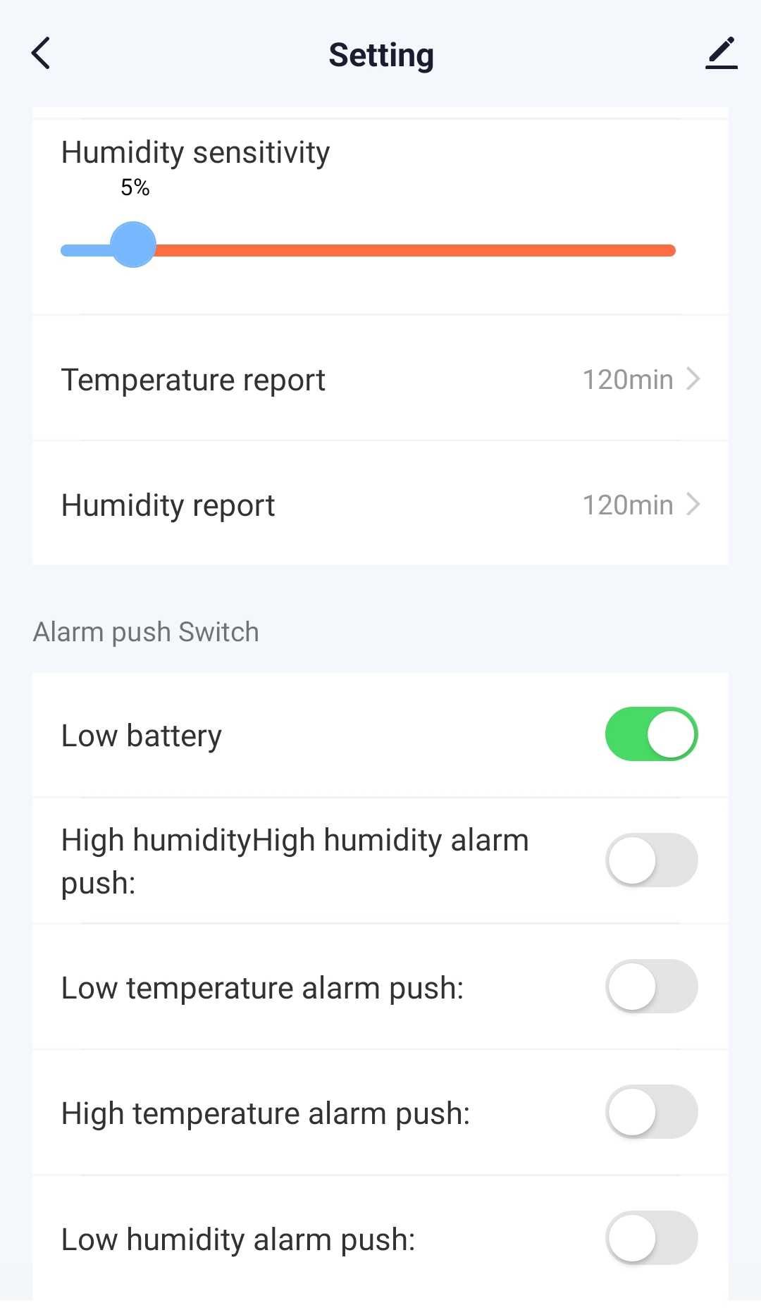 Termometr  Higrometr WIFI Tuya SmartLife HA TH05