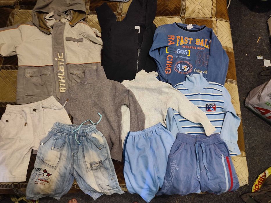 Великий пакунок речей для хлопчика зріст 116см