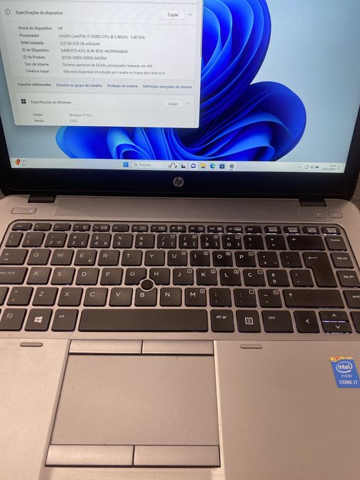 Hp 840 G2 - I7 - 5500U 2.40GHz 12 Ram