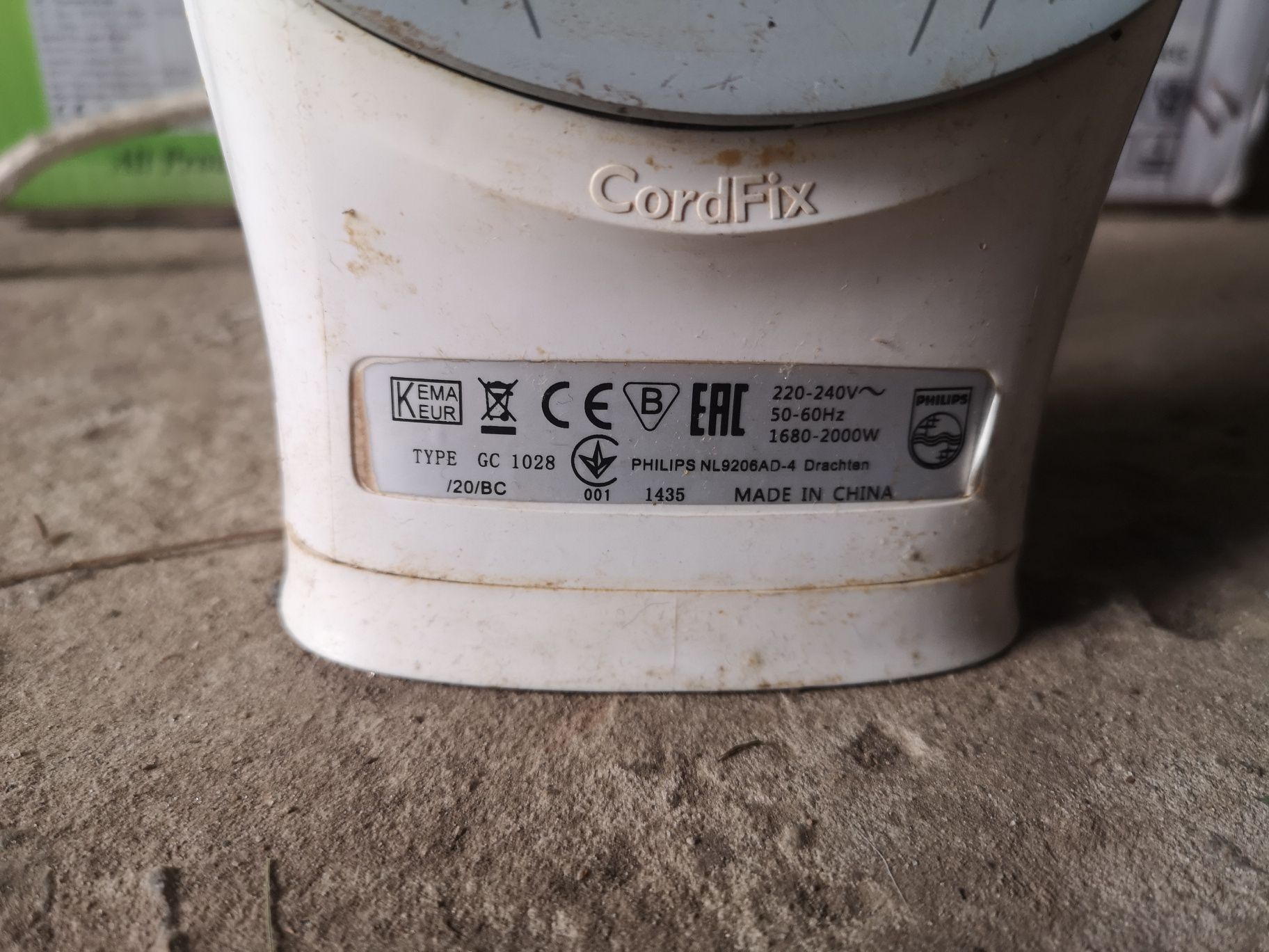 Утюг Philips EasySpeed GC 1028, NL9206AD-4, запчасти, праска