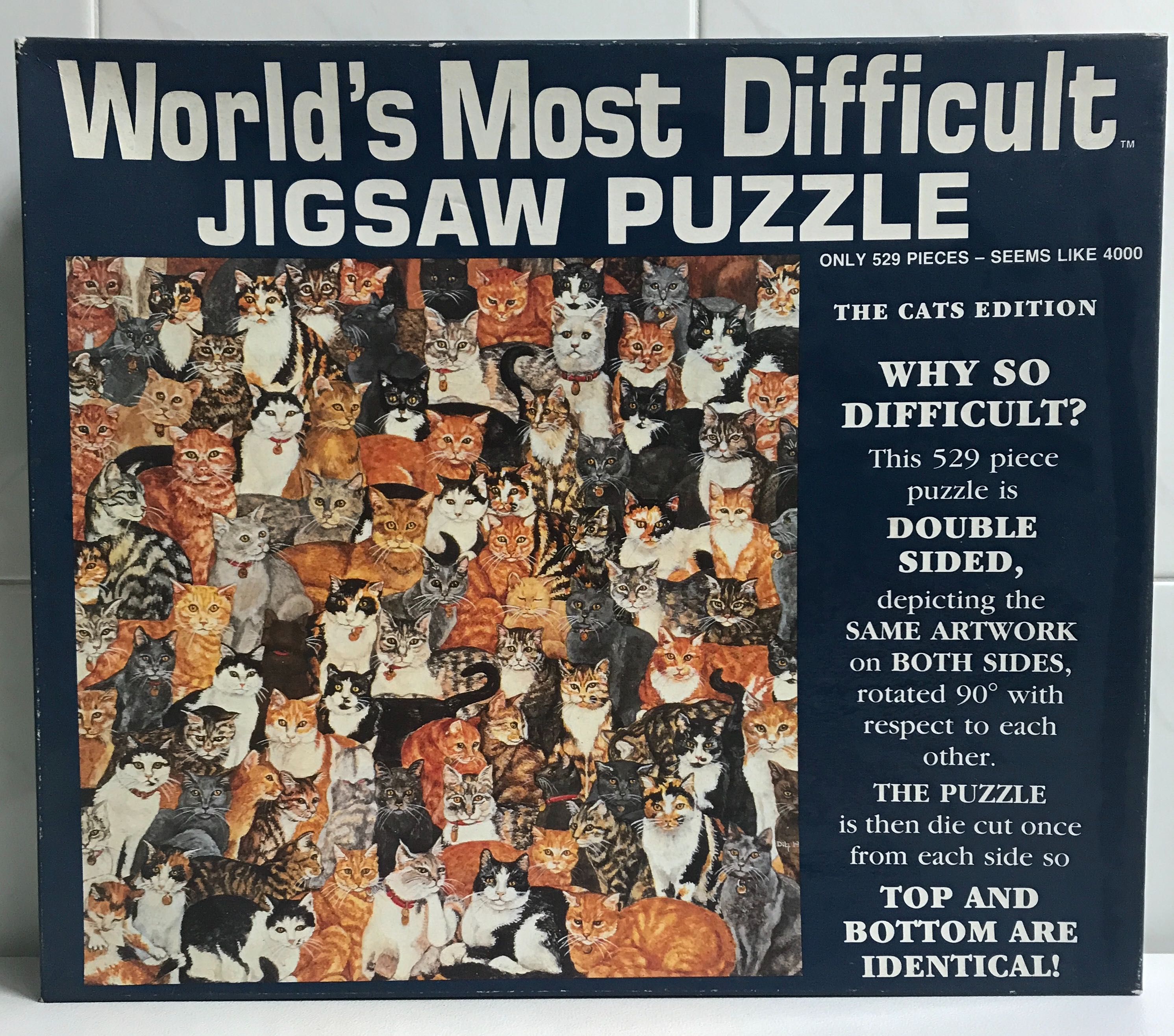 Puzzle Gatos (Frente e Verso)