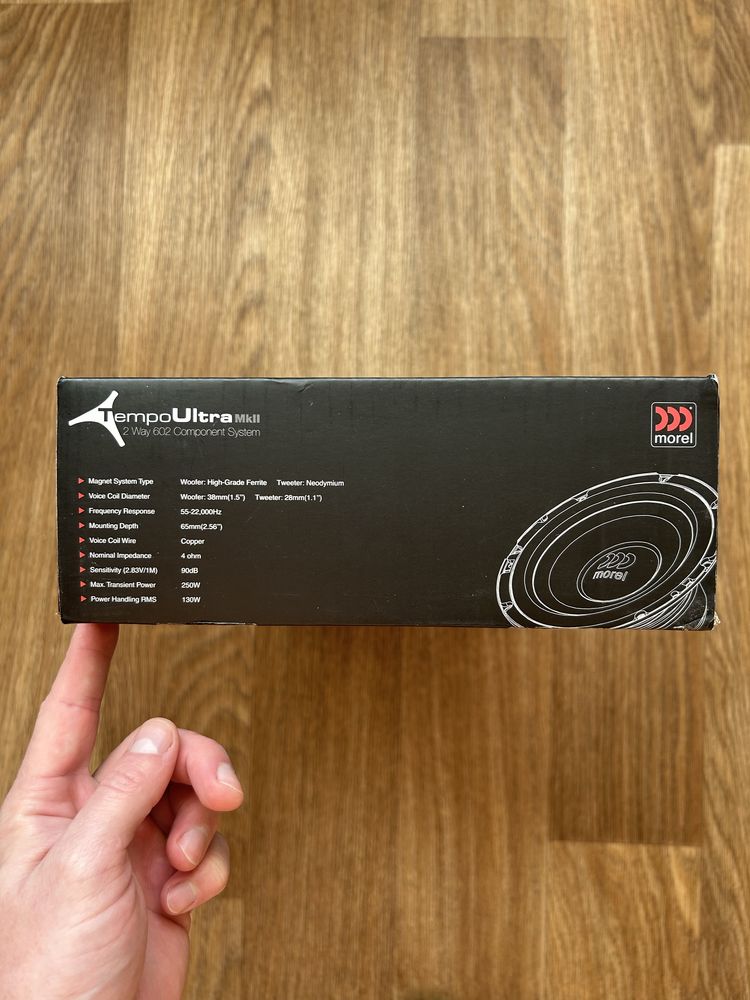 Morel Tempo Ultra Mk II (2-х смугова, мідбаси, твітери, кроссовери)