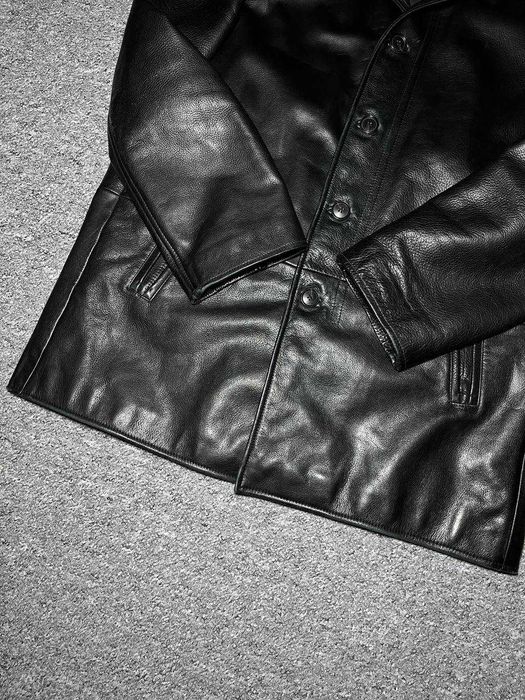 Чоловіча шкіряна куртка HUGO BOSS CHADWICK Italian Calf Nappa - 52/XL