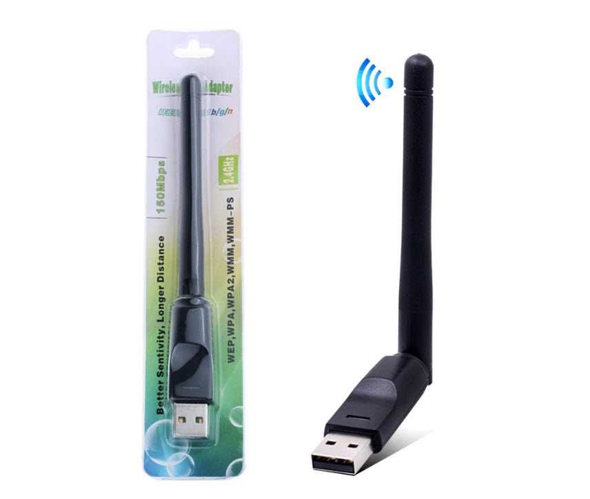 USB Wi-Fi адаптер Ralink RT-5370 для ТВ приставок Т2 ПК 150Mbps 802.11