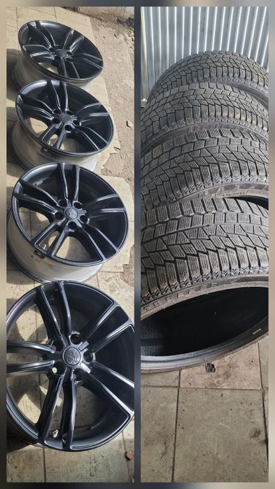 Koła felgi tesla s x 5x120 19 z oponami i czujnikami