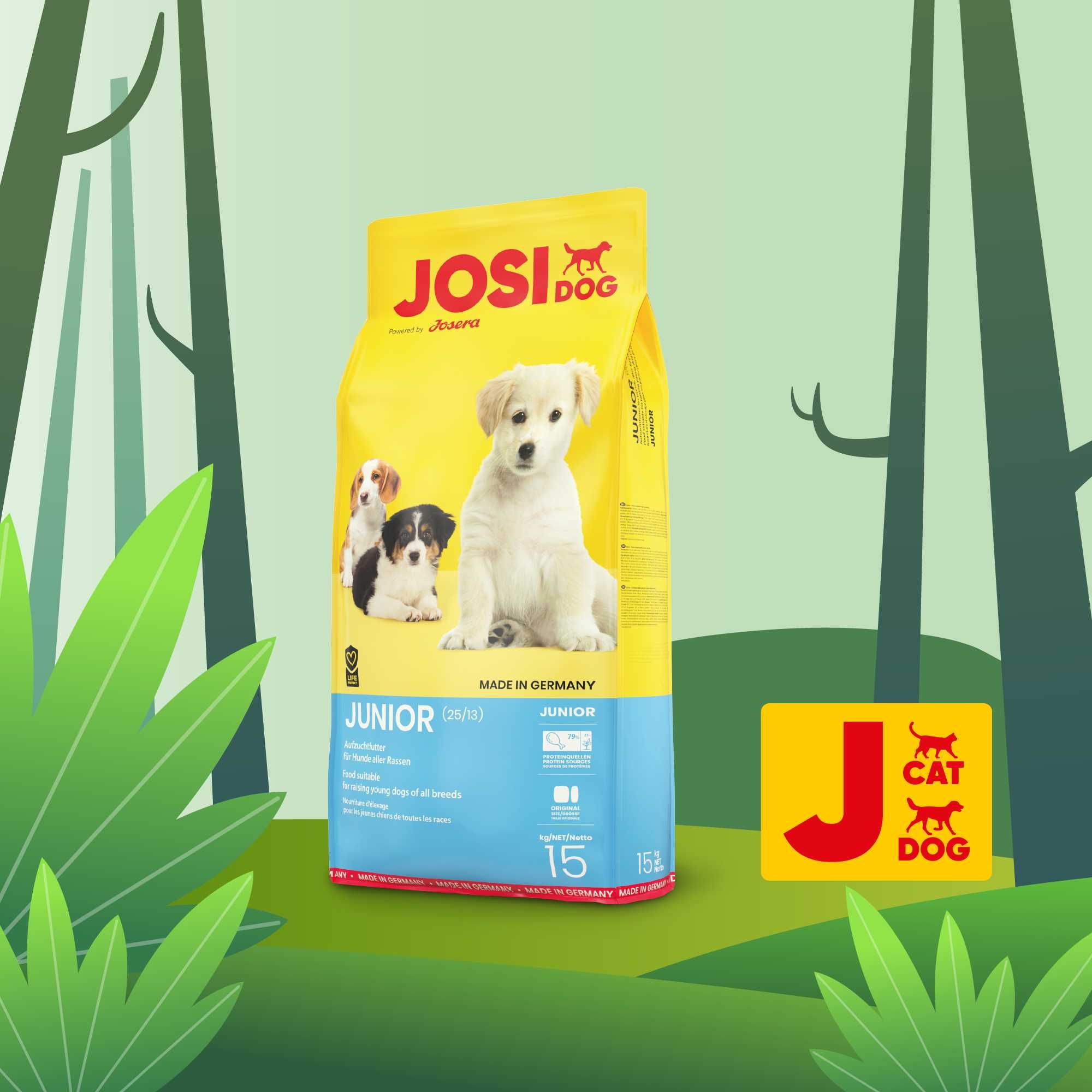 JosiDog Junior 15кг від Josera. Преміум корм для цуценят-юніорів