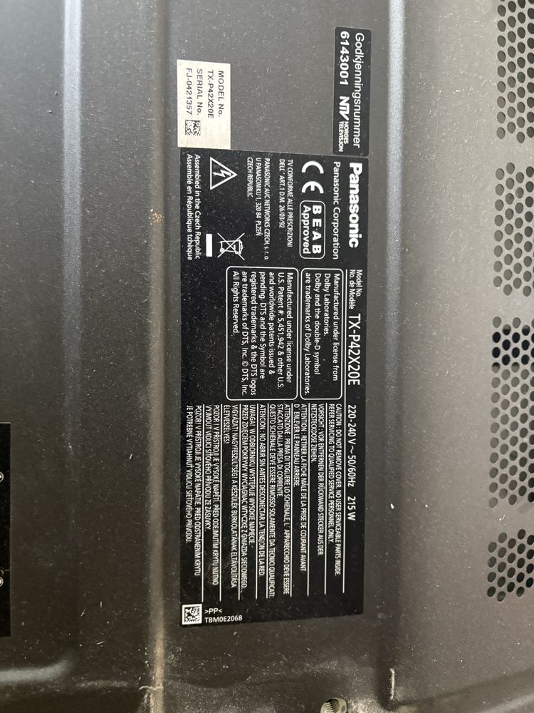 Telewizor panasonic 42 cale