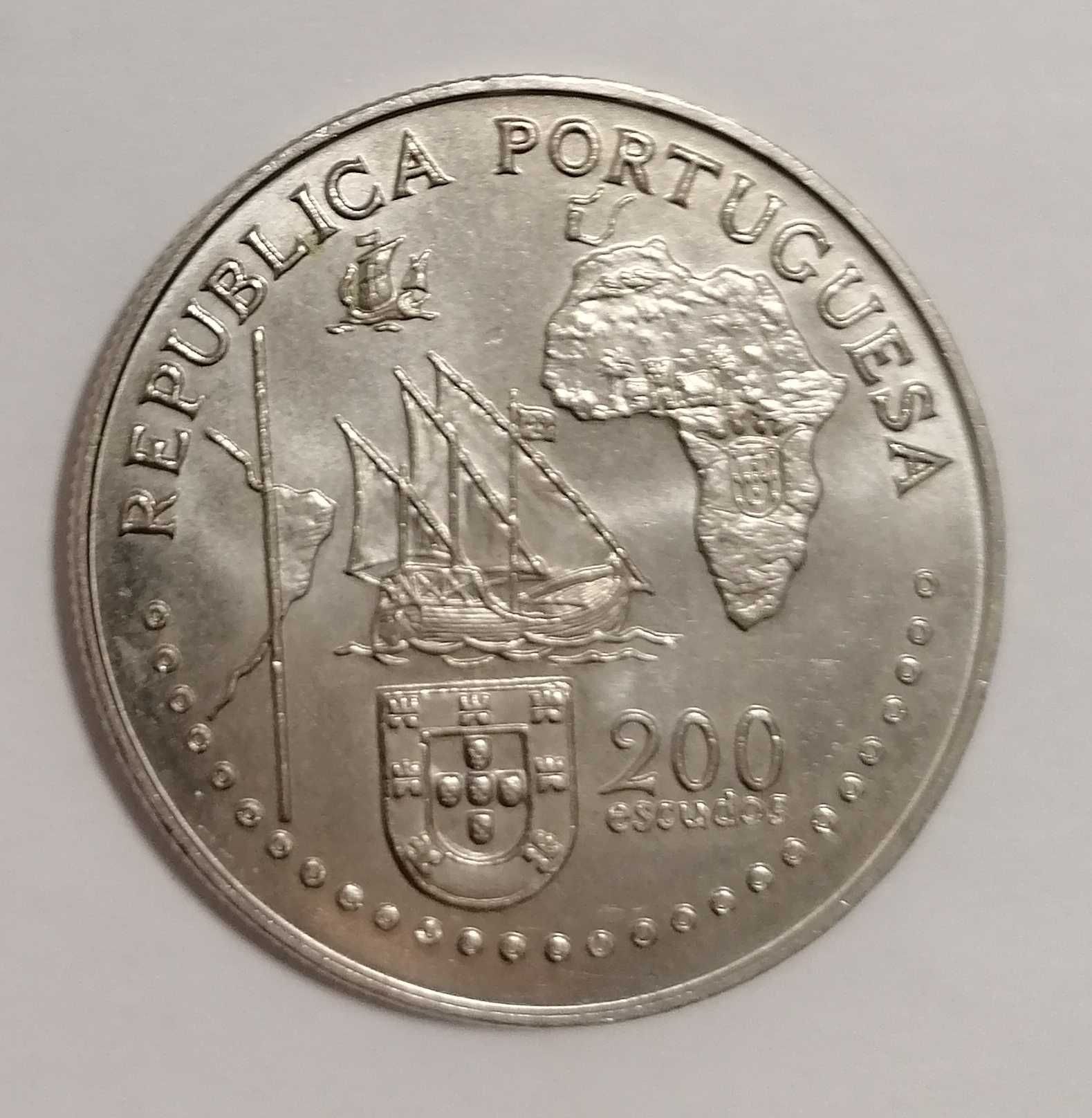 Moeda Portugal 200 escudos, 1994, Tratado de Tordesilhas