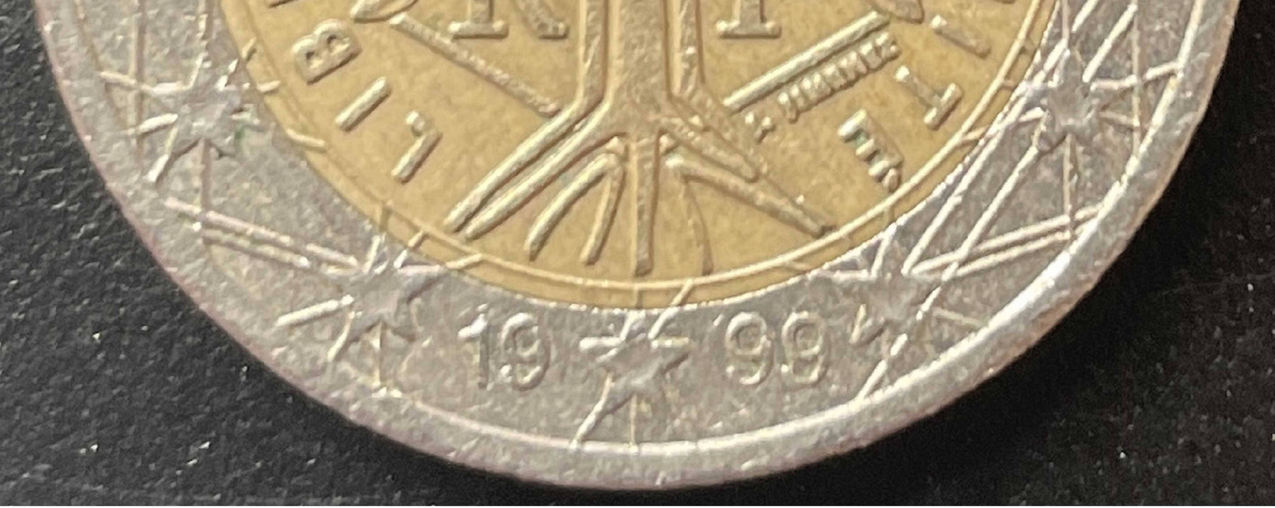 1999 French 2 Euro Coin - A Vintage Rarity from the 1990s