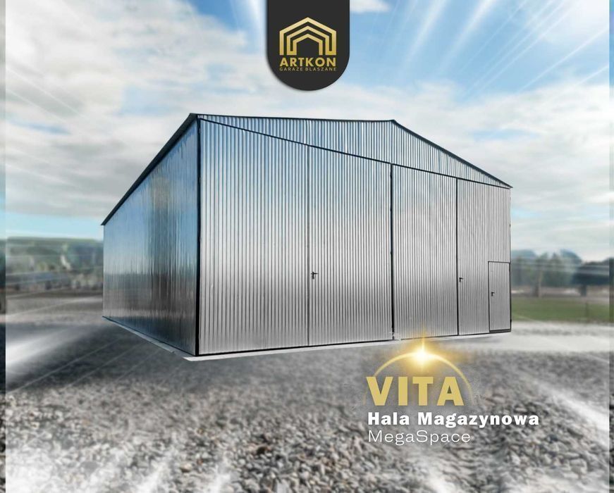 Hale stalowe Magazynowe, Hala blaszana stalowa, Magazyn blaszany Wiata