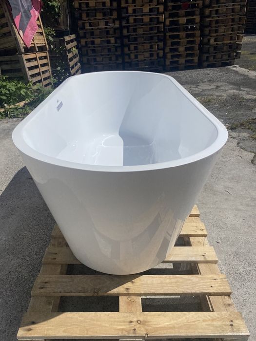 Wanna wolnostojąca 170x74cm NOWA syfon i korek klik klak w zestawie