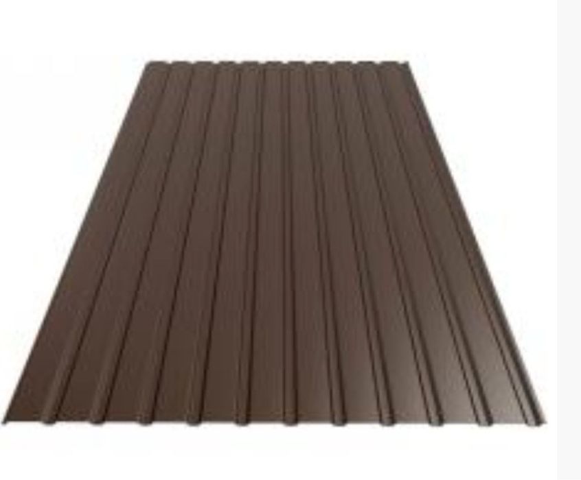 Профнастил коричневий 115х200х0.35