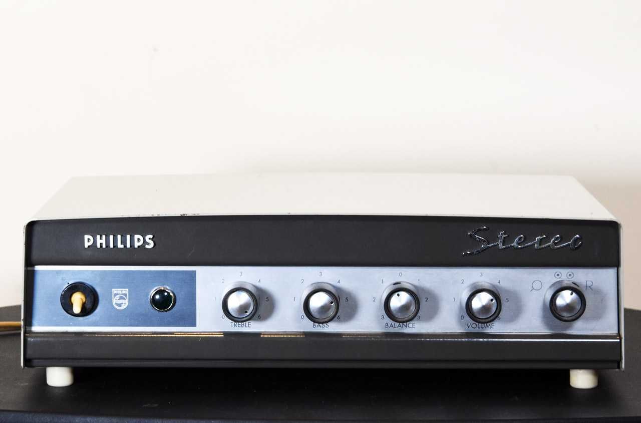 Amplificador PHILIPS VALVULAS revisto Colunas MonitorAudio suporte Cab