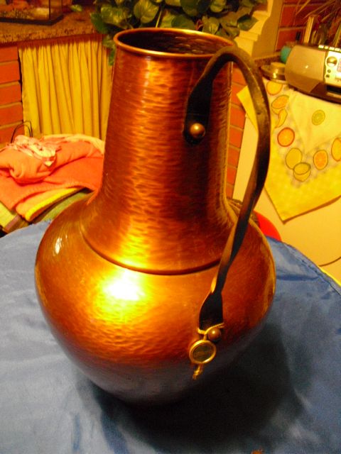 Jarrão grande em cobre "Gekra" Artesanato 3kg