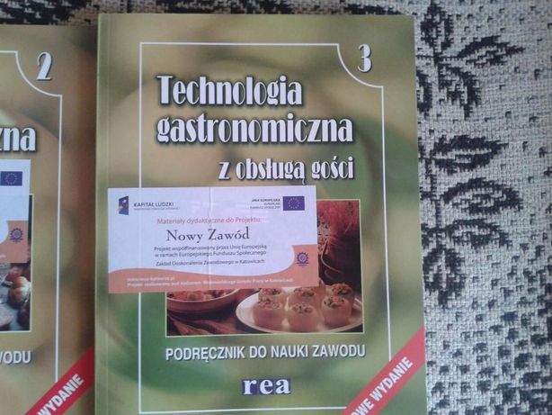 książki do gastronomi technologia gastronomiczna 1i 2i3