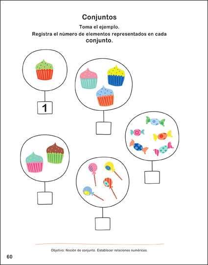 Livro de atividades em espanhol para crianças de 4 e 5 anos