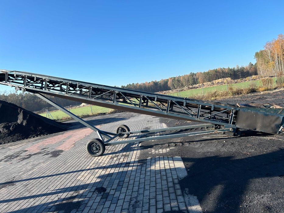 Kruszarka do węgla, dwa taśmociągi w zestawie