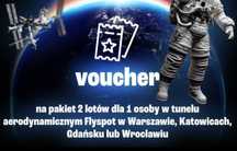 2 loty w tunelu aerodynamicznym dla 1 osoby