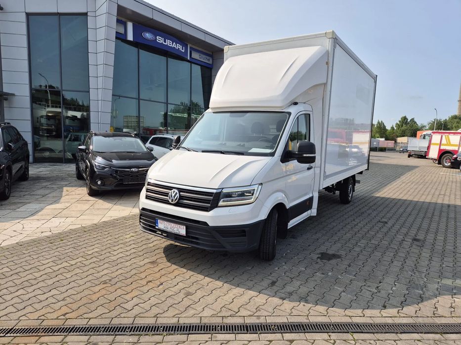 Volkswagen CRAFTER 2.0 TDi 177 / UNIKATOWY! / WYSOKI KONTENER / E6 / BEZWYPADKOWY / WINDA 750KG / WEBASTO  Najtańszy w PL! MODEL 18", Wysoki KONTENER 2.5m!, Bezwypadkowy, Unikat