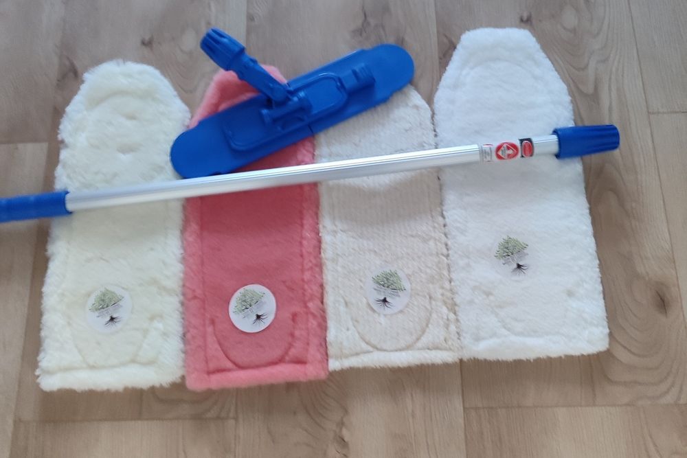 RAYPATH Zestaw podłogowy mop + 4 poduszki(stopy)