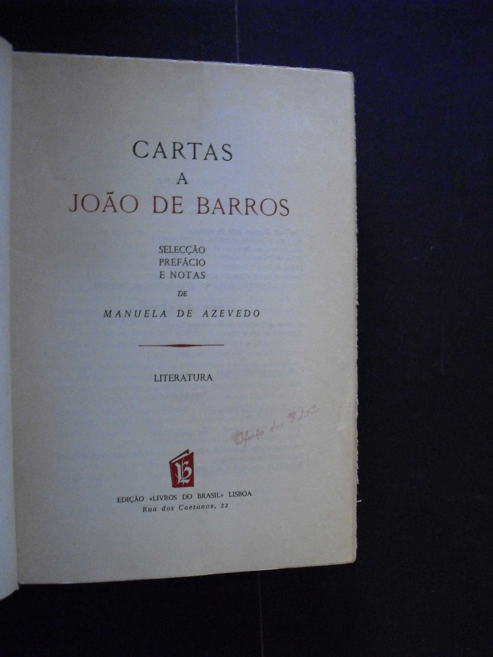 Azevedo (Manuela de,Selecção,Prefácio );Cartas a João de Barros