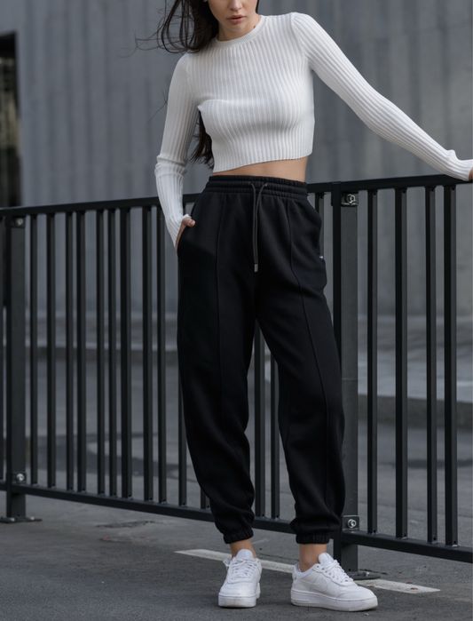 Спортивні штани жіночі широкі