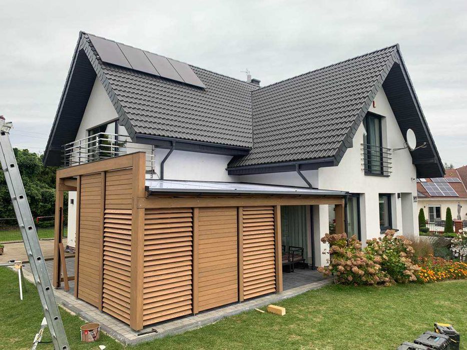 Domek narzedziowy drewutnia, domek letniskowy