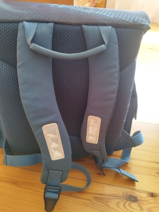 Tornister Herlitz niebieski z piłką nozną