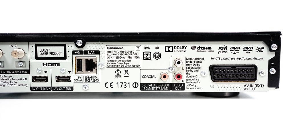Nagrywarka BLU-RAY Panasonic DMR-BST950 HDD 2TB *dekoder SAT* Recorder
