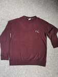 Bordowa bluza M /L