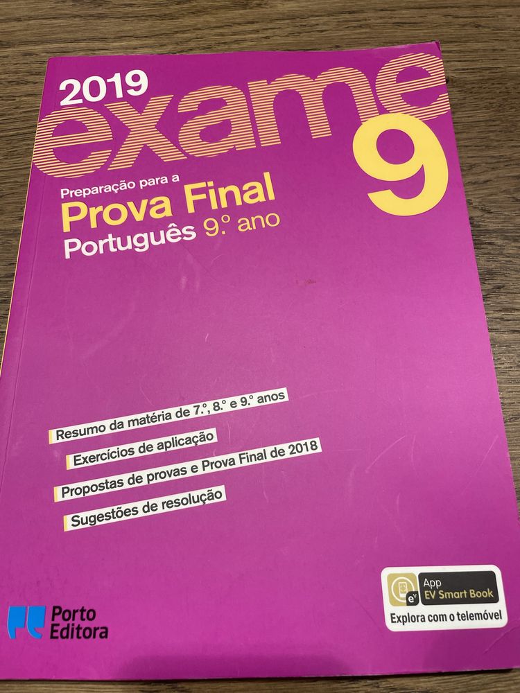 Exame 9 - Preparação para a Prova Final Português Porto Editora