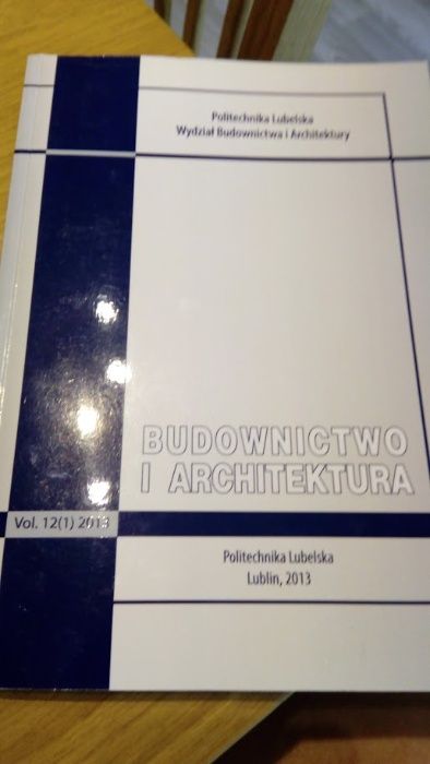 Budownictwo i Architektura, wyd. Politechnika Lubelska