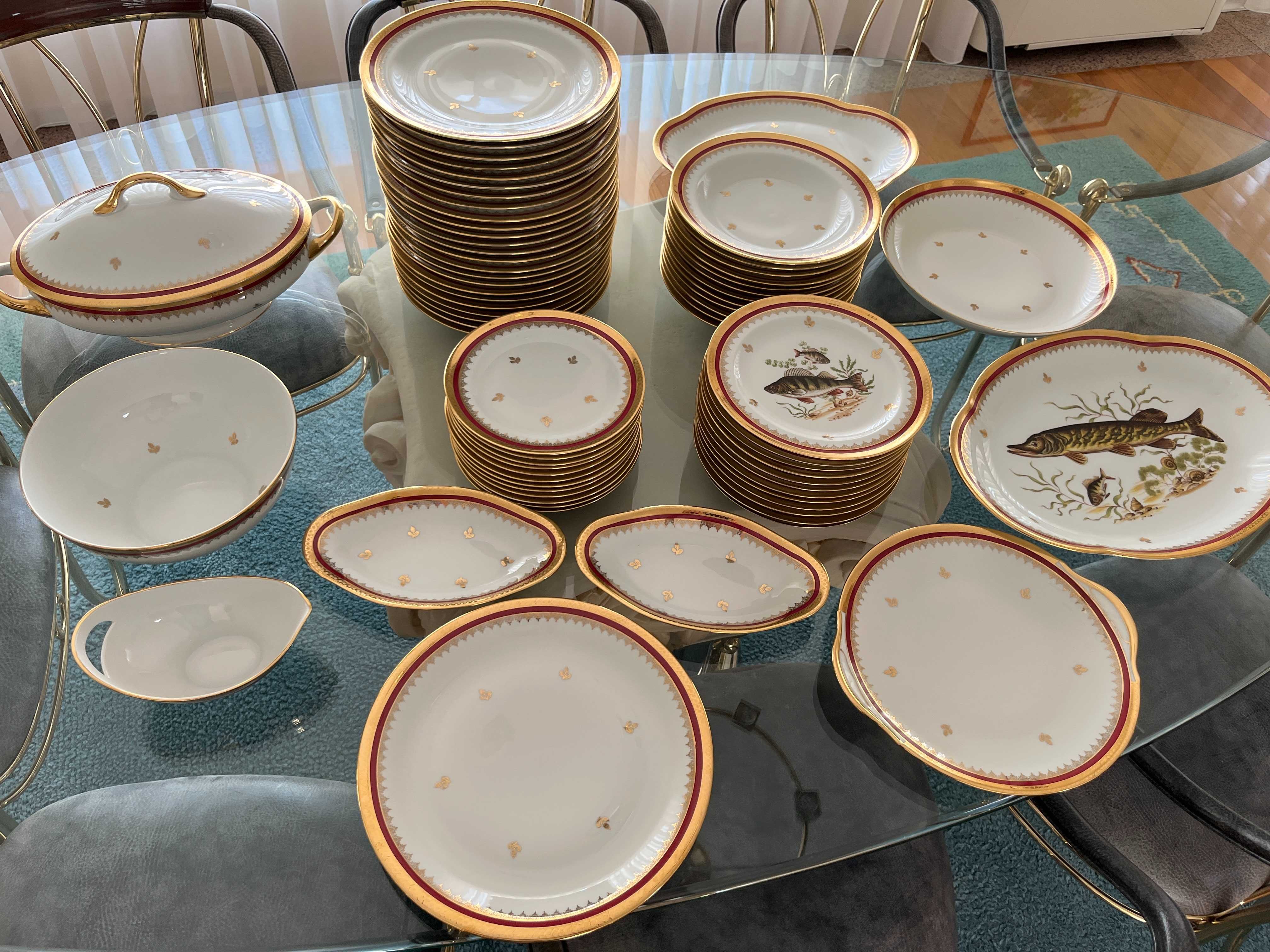 Serviço Jantar Limoges 70 peças