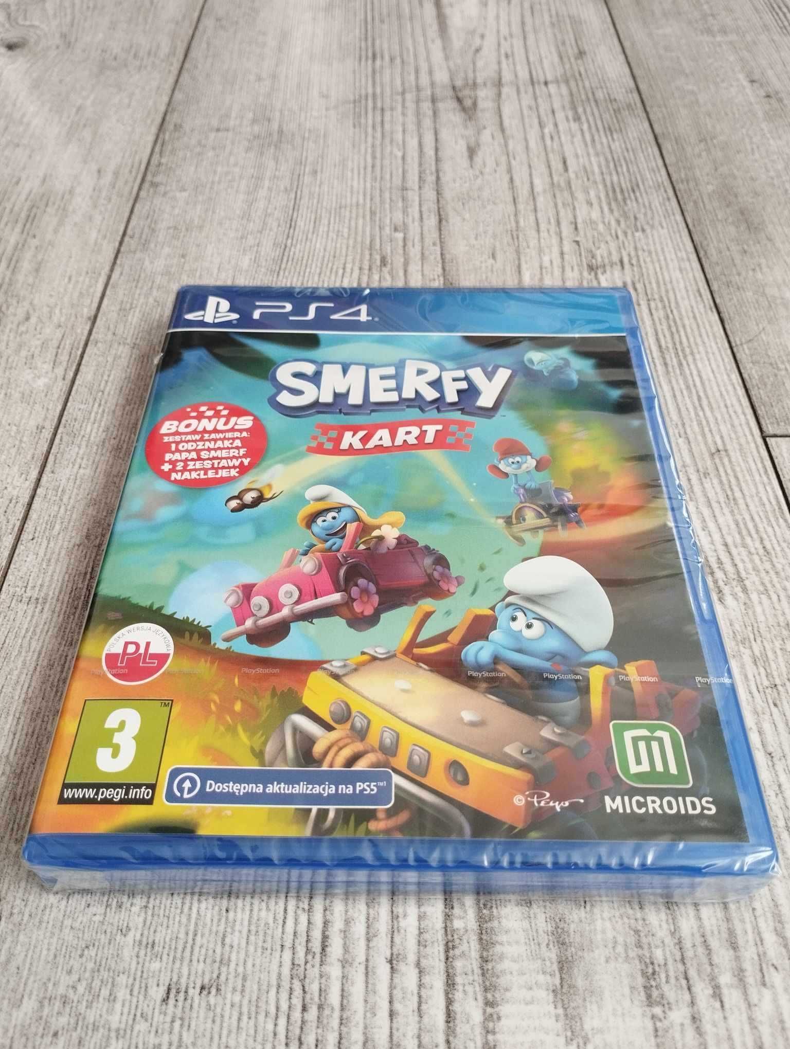 Nowa Gra Smerfy Kart PS4/PS5 Playstation