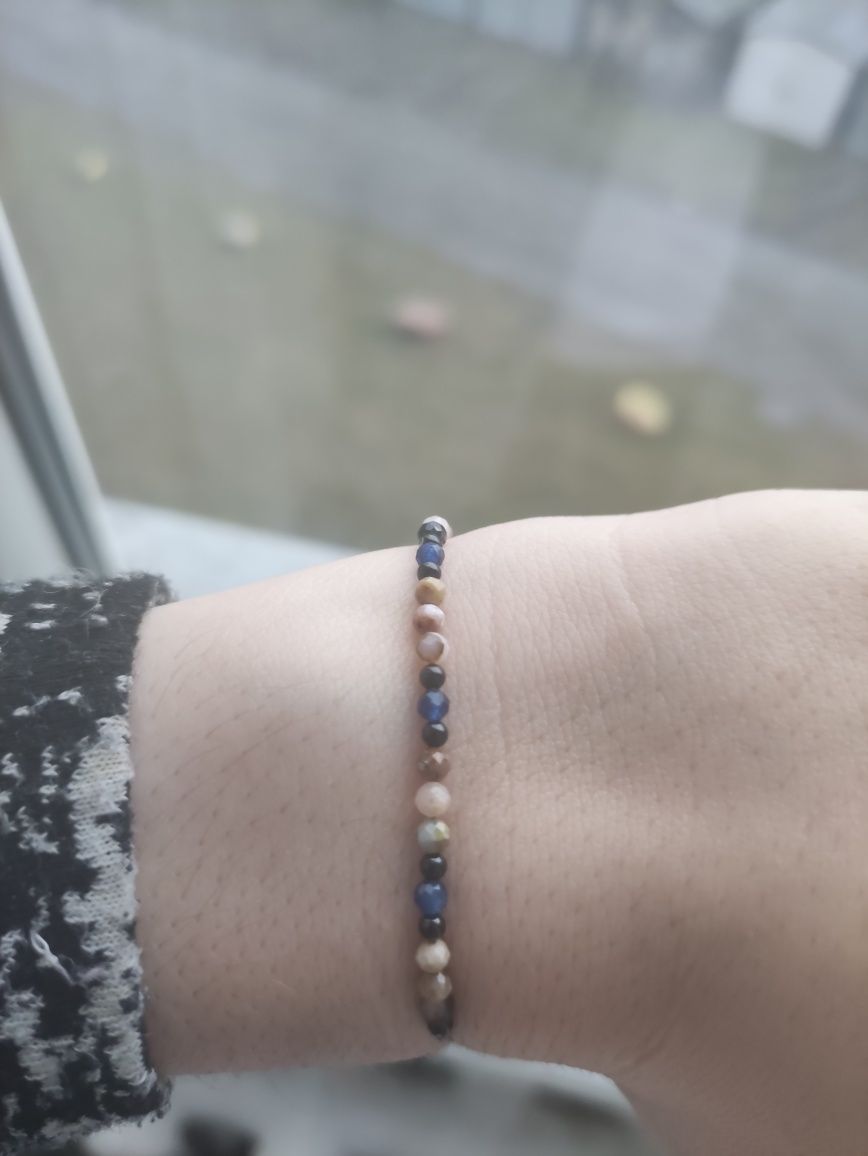 Bransoletka hamdmade z kamieni naturalnych