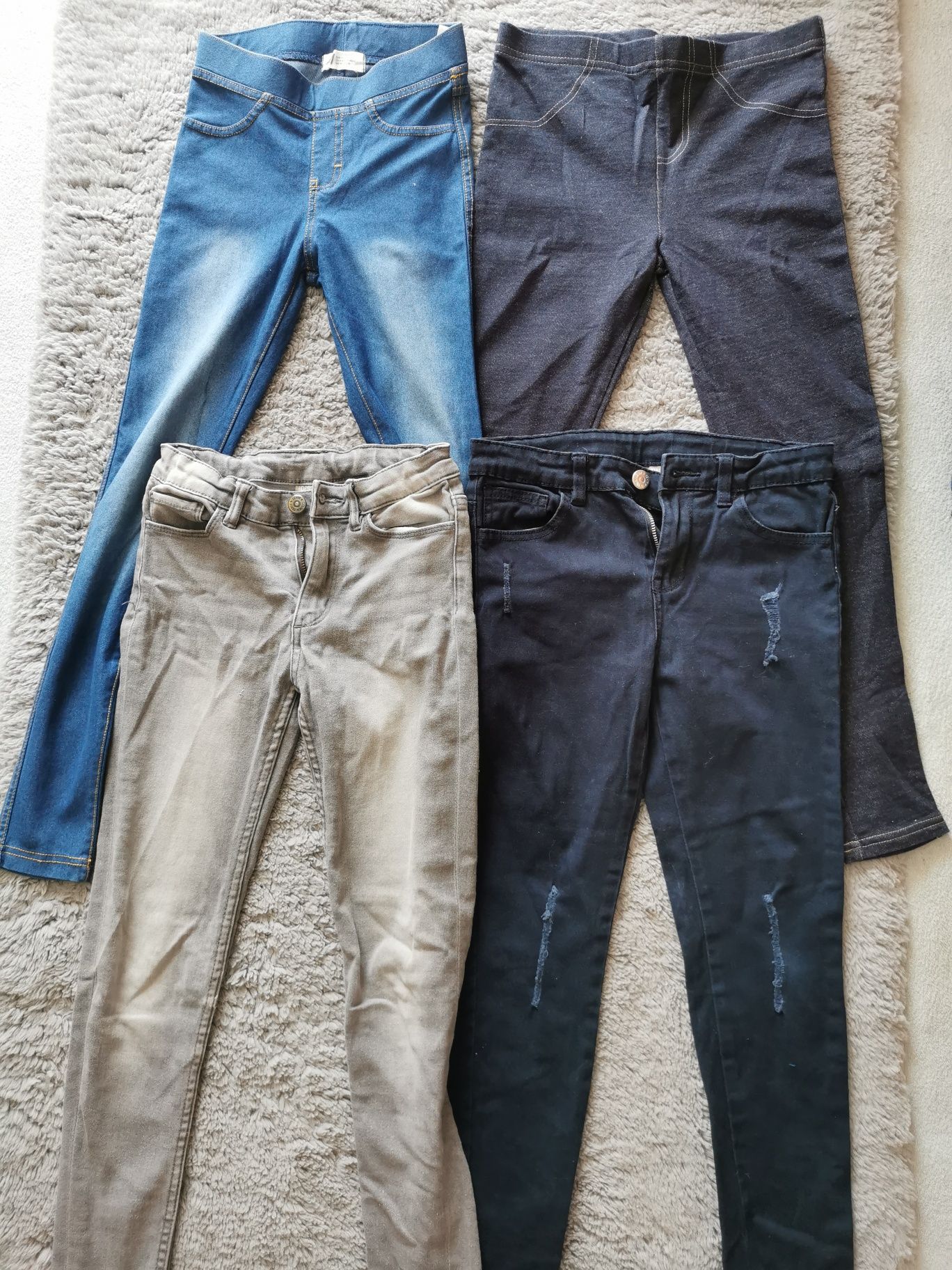 Spodnie, jeansy, legginsy, dla dziewczynki 140, 146 , H&M