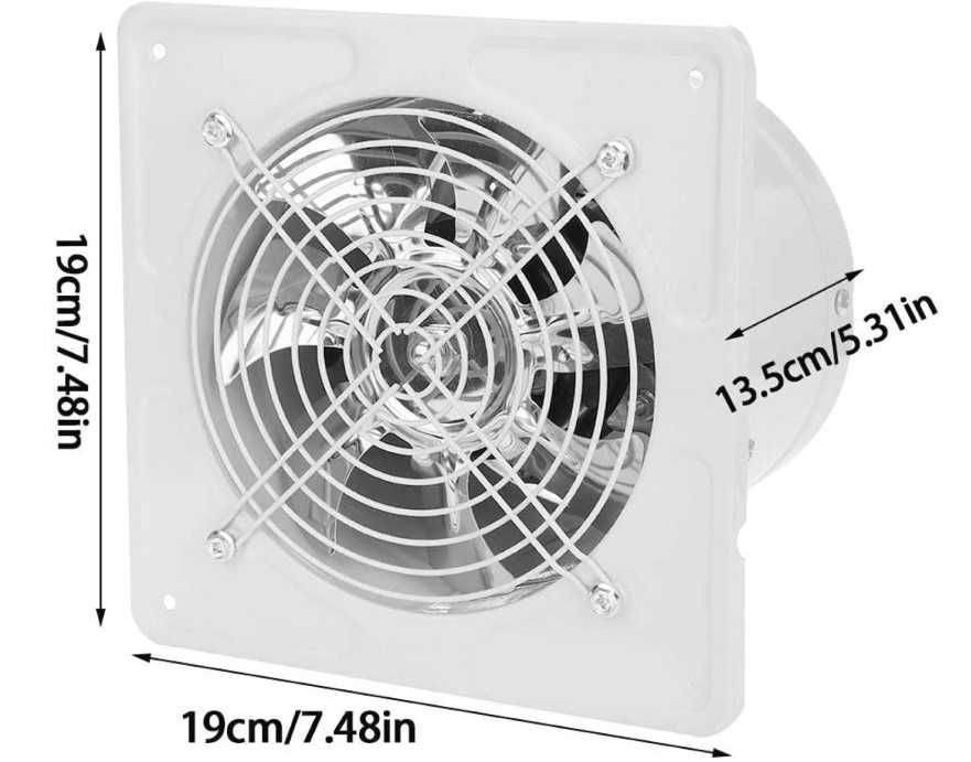 Przemysłowy wentylator wyciągowy 150mm 40W 220V 1100 m³/h Tyenaza