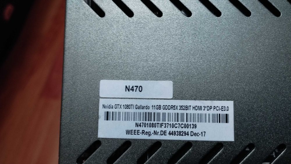 Manli GeForce GTX 1080 Ti Gallardo 11Gb