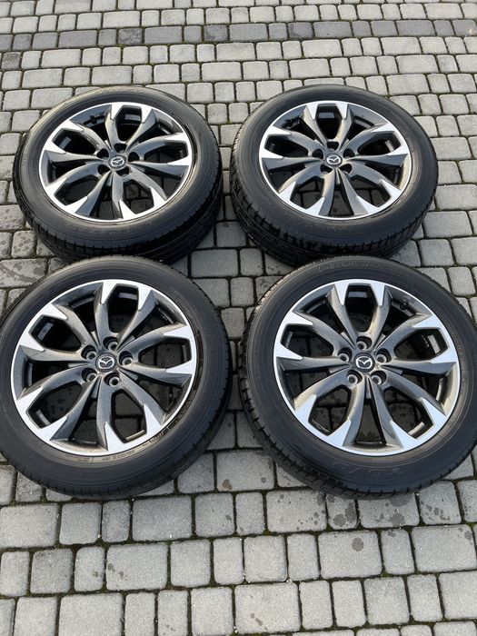 Alufelgi 5x114,3 19 cali Mazda Cx-5 Cx-7 Cx-9 opony lato 225/55/19