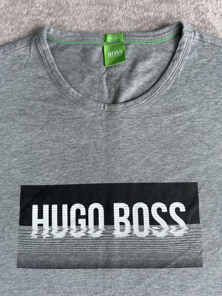 Koszulka męska HUGO BOSS Green L - XL Regular Fit