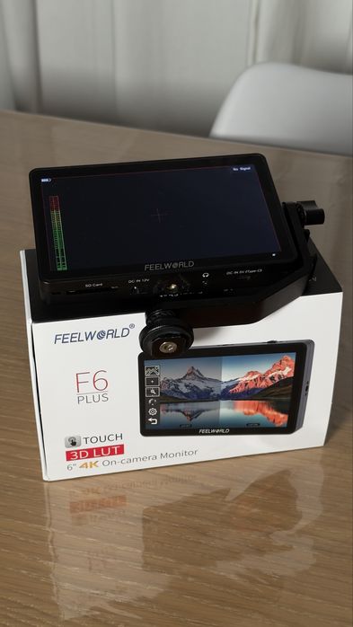 Monitor Feelworld F6 Plus + 2 Baterias + Carregador — Excelente Estado